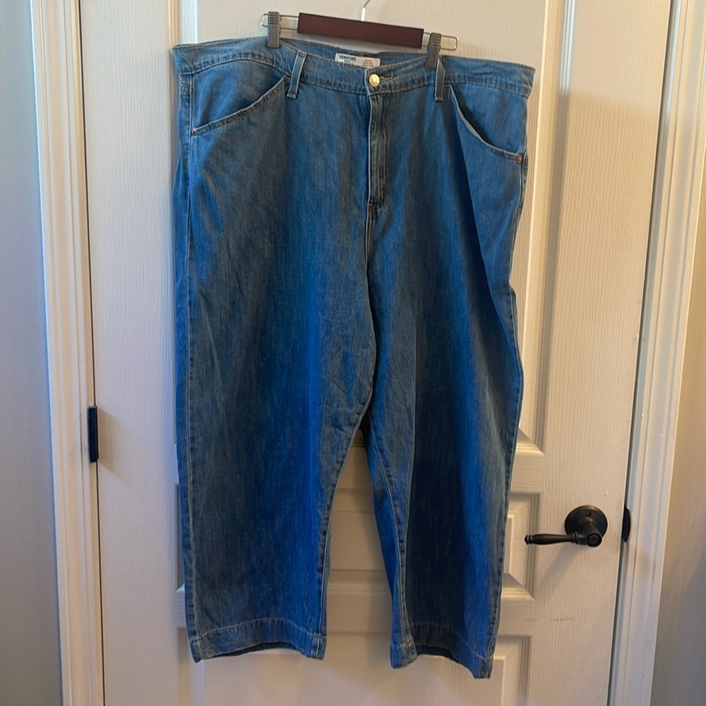 Women’s size 20 Levi’s Heritage high rise loose crop wide leg jeans